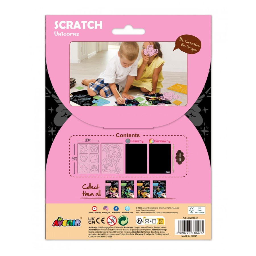 Avenir Παιχνίδι Ζωγραφικής Scratch Unicorns