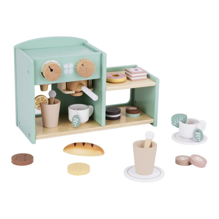 EliNeli Montessori Coffee Shop Set Ξύλινη Παιδική Καφετέρια