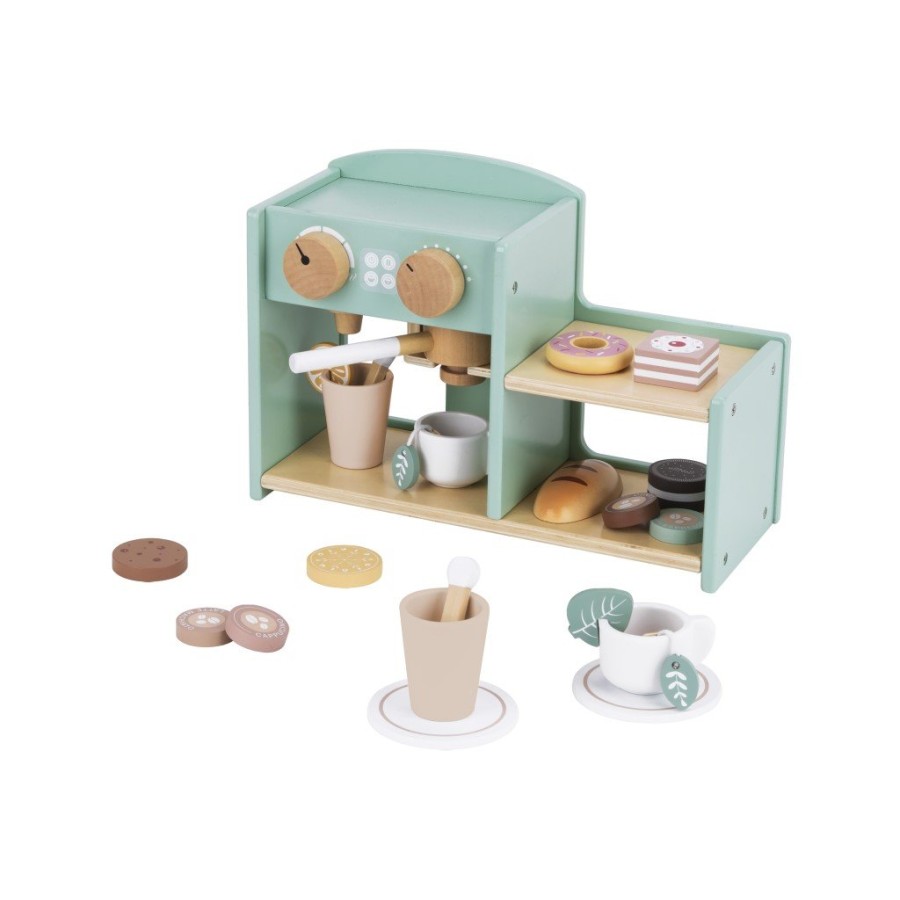 EliNeli Montessori Coffee Shop Set Ξύλινη Παιδική Καφετέρια