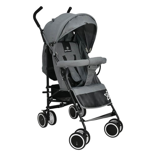 Bebe Stars Βρεφικό Καρότσι Buggy Light Grey