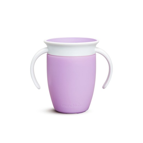 Munchkin Παιδικό Εκπαιδευτικό Ποτήρι Purple Pastel Miracle 360° Trainer Cup 207ml