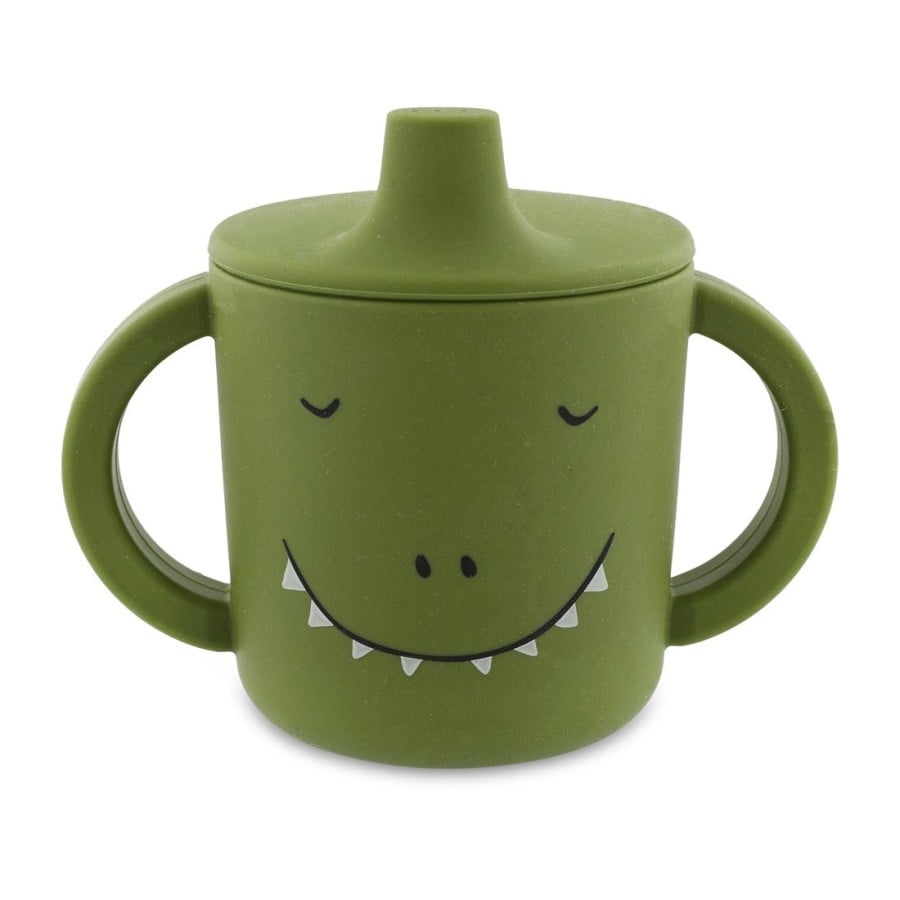 Trixie Εκπαιδευτικό Ποτηράκι Σιλικόνης Sippy Cup Mr. Dino