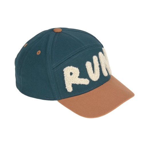 Lassig Παιδικό Καπέλο από Οργανικό Βαμβάκι Base Cap Run Brown/Blue 2-6 ετών