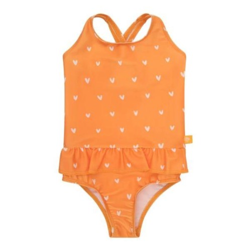 Swim Essentials Ολόσωμο Παιδικό Μαγιό με Προστασία UPF50+ Orange Hearts