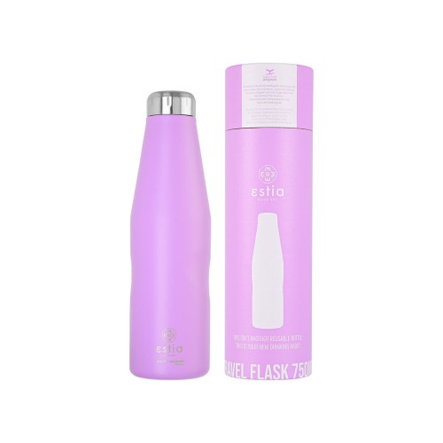 Estia Μπουκάλι Θερμός Travel Flask Save The Aegean Lavender Purple 750ml