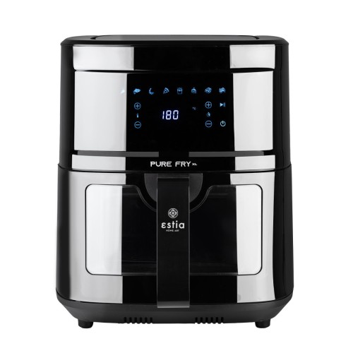 Estia Φριτέζα Αέρος Pure Fry XL 1700w 9.1lt με Ψηφιακή Οθόνη & 8 Προγράμματα Μαύρη