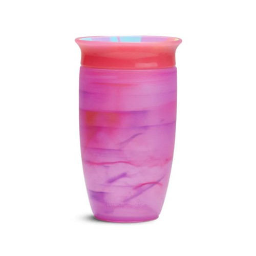 Munchkin Εκπαιδευτικό Ποτήρι Miracle Sippy Tropical Swirl 296ml Φούξια-Μωβ