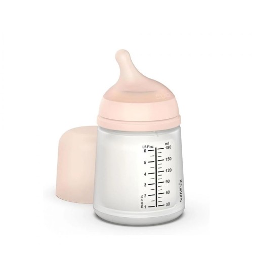 Suavinex Μπιμπερό Anti Colic Zero 180ml +0μ με Προσαρμοσμένη Ροή