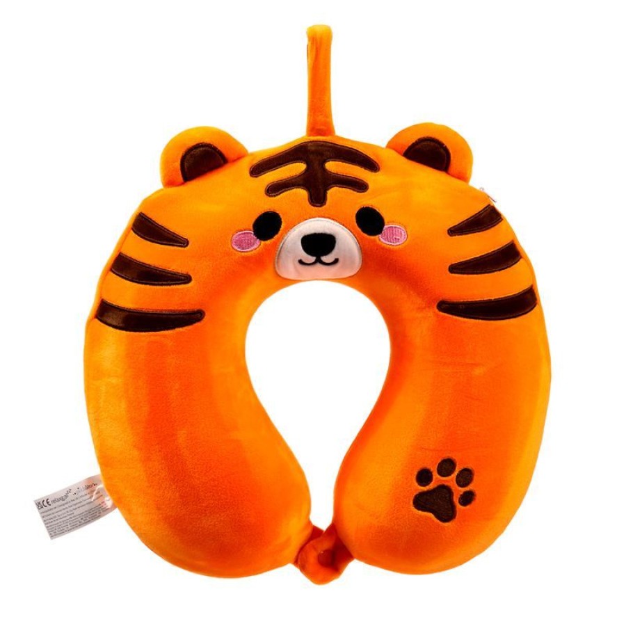 Puckator Παιδικό Μαξιλάρι Ταξιδίου Memory Foam Adoramals Alfie The Tiger