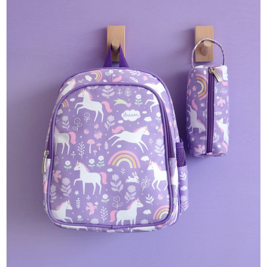 A Little Lovely Company Tσάντα Πλάτης Νηπιαγωγείου Unicorn Dreams