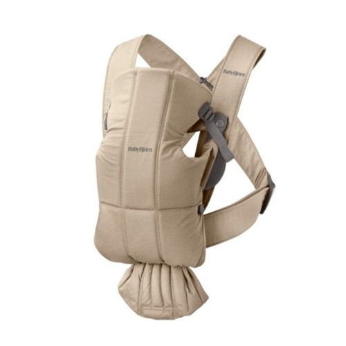 BabyBjorn Βρεφικός Μάρσιπος Mini Woven Beige