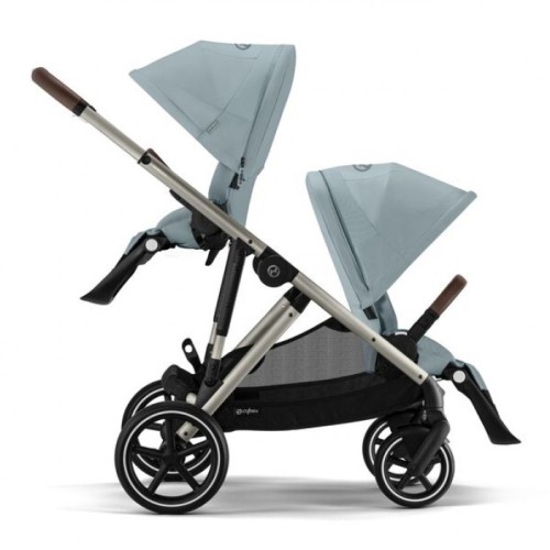 Cybex Gazelle S TPE Sky Blue Βρεφικό Καρότσι για Δίδυμα