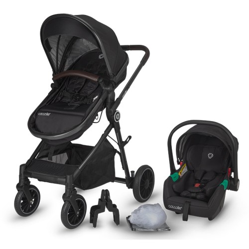 Coccolle Smart Baby Πολυκαρότσι 3 σε 1 Ago Diamond Black