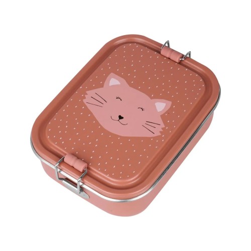 Trixie Παιδικό Ανοξείδωτο Φαγητοδοχείο Lunch Box Small Mrs. Cat 0.8L