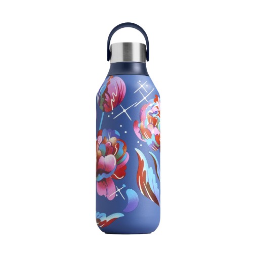 Chilly's Series 2 Ανοξείδωτο Μπουκάλι Θερμός Galaxy Bloom 500ml