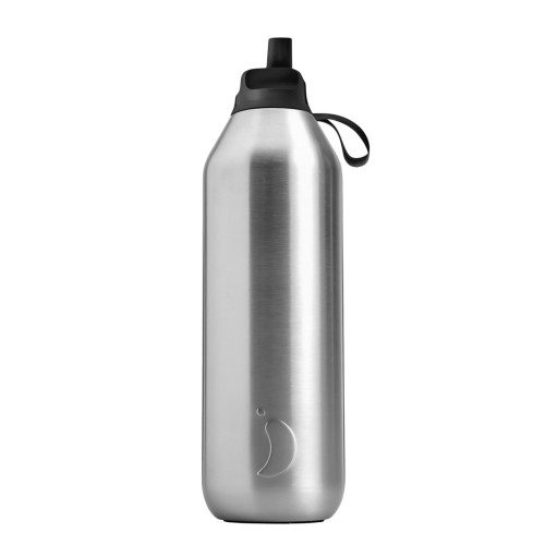 Chilly's Series 2 Ανοξείδωτο Μπουκάλι Θερμός Flip Stainless Recycled 1000ml