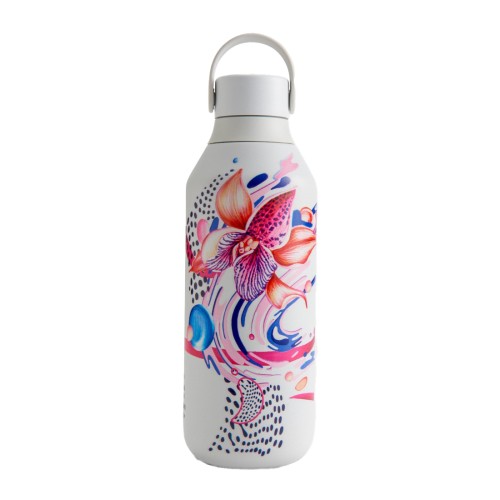 Chilly's Series 2 Ανοξείδωτο Μπουκάλι Θερμός Urban Murals Orchid 500ml