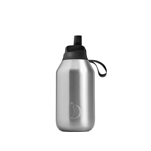 Chilly's Series 2 Ανοξείδωτο Μπουκάλι Θερμός Flip Stainless Recycled 350ml