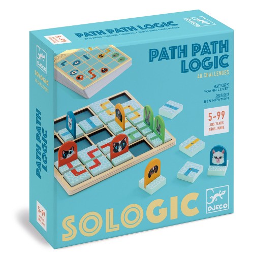 Djeco Επιτραπέζιο Παιχνίδι Λογικής Sologic Path Path Logic