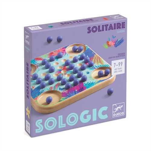 Djeco Επιτραπέζιο Παιχνίδι Λογικής Sologic Solitaire