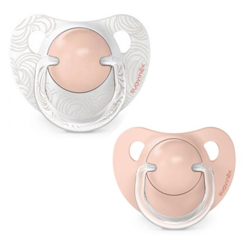 Suavinex Πιπίλα Ανατομική SX PRO Σιλικόνης 6-18m Dreams Pink 2τμχ.