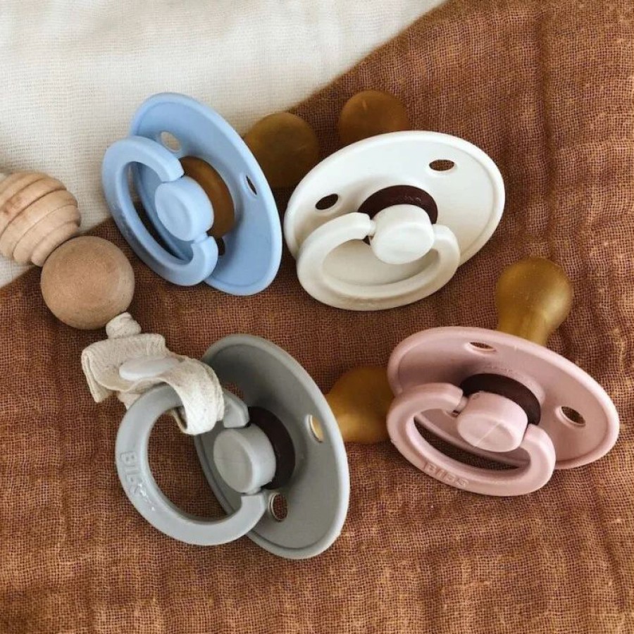 Bibs Πιπίλες Colour Σετ 2τμχ. Pine-Cornflower 100% Φυσικό Καουτσούκ No1 0-6m