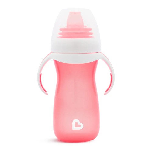 Munchkin Μεταβατικό Βρεφικό Μπουκάλι Gentle Cup Tall 300ml Pink Pastel