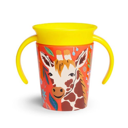 Munchkin Εκπαιδευτικό Ποτήρι Miracle 360˚ WildLove Giraffe 177ml