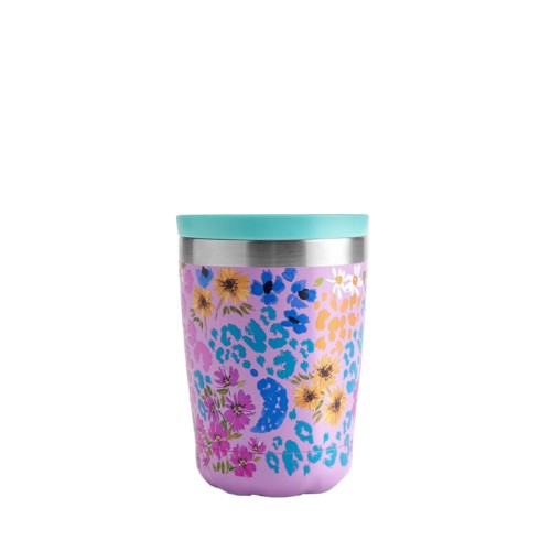 Chilly's Ανοξείδωτο Ισοθερμικό Ποτήρι Καφέ Coffee Cup Floral Leopard Blossom 340ml