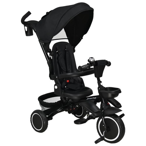 Bebe Stars Τρίκυκλο Ποδηλατάκι 360° Racer 3in1 Black