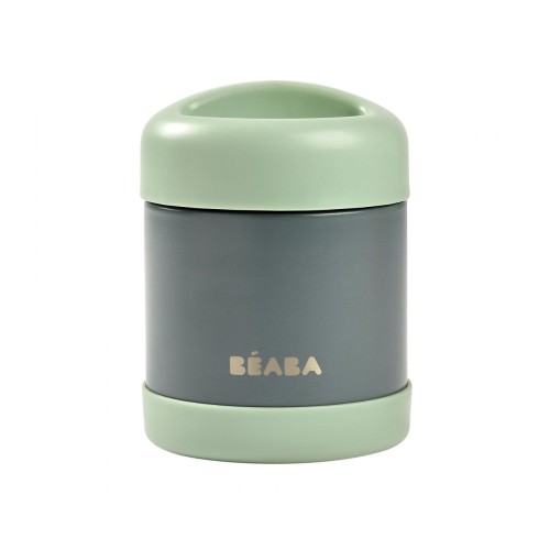 Beaba Παιδικό Θερμός Φαγητού 300ml Mineral Grey/Sage Gren