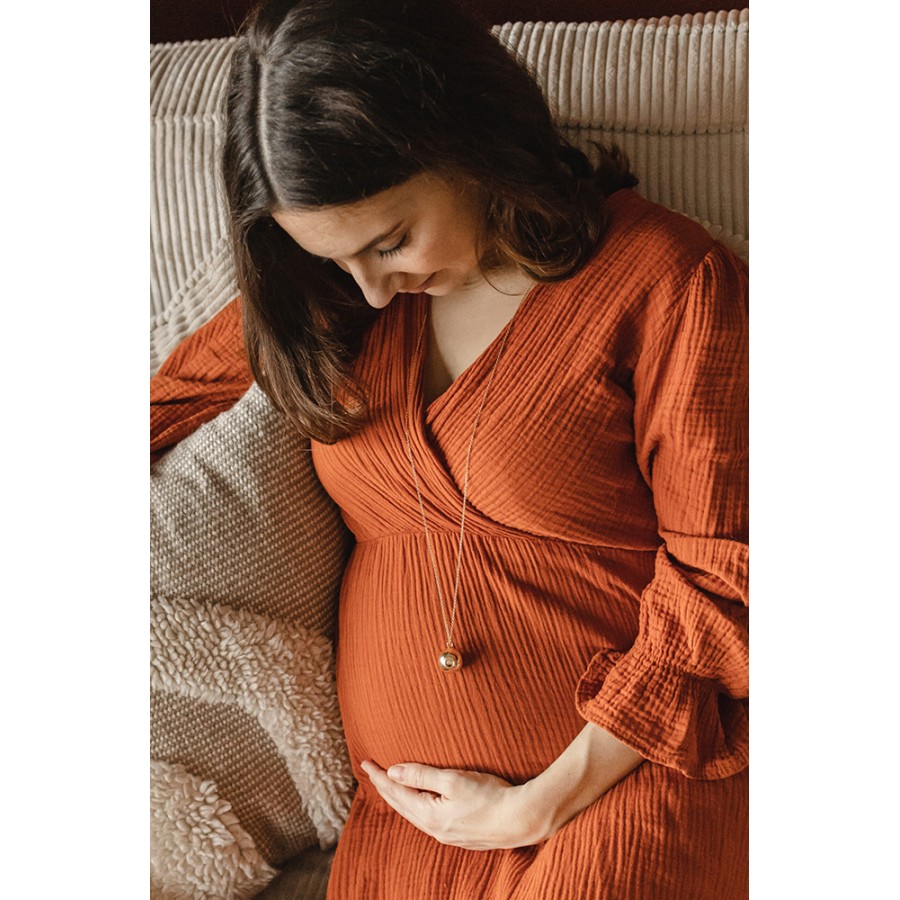 Proud Mama Μενταγιόν Εγκυμοσύνης Bola Willow Καρδιά