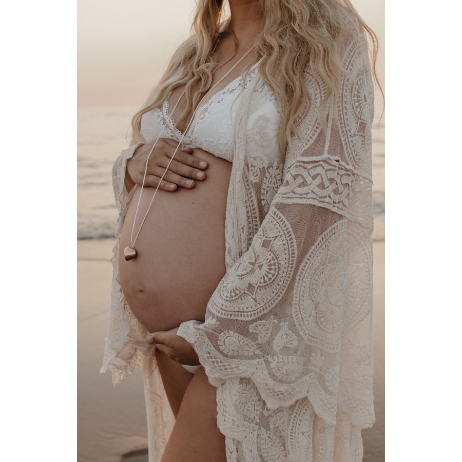 Proud Mama Μενταγιόν Εγκυμοσύνης Bola Sofie Rose Gold Πατουσάκια