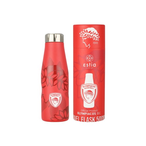 Estia Μπουκάλι Θερμός Travel Flask Olympiacos BC Edition 500ml