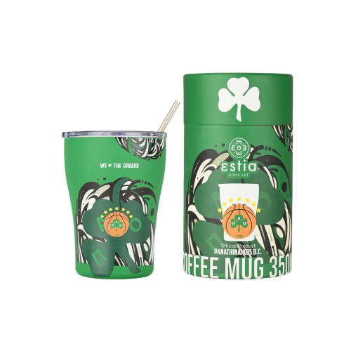 Estia Κούπα Θερμός Coffee Mug Panathinaikos BC Edition We The Greens 350ml