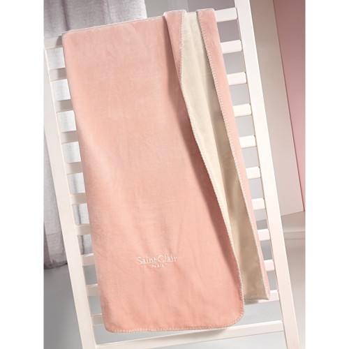 Saint Clair Βρεφική Κουβέρτα Κούνιας Ultrasoft Tresor Pinky 100x140εκ.