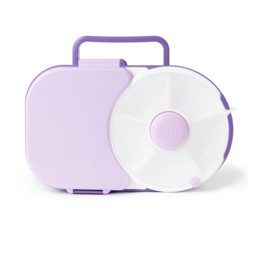 GoBe Παιδικό Φαγητοδοχείο με Θήκες Lunchbox Grape Purple