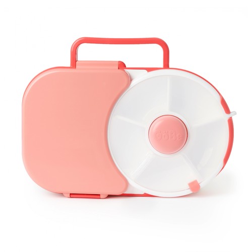 GoBe Παιδικό Φαγητοδοχείο με Θήκες Lunchbox Watermelon Pink