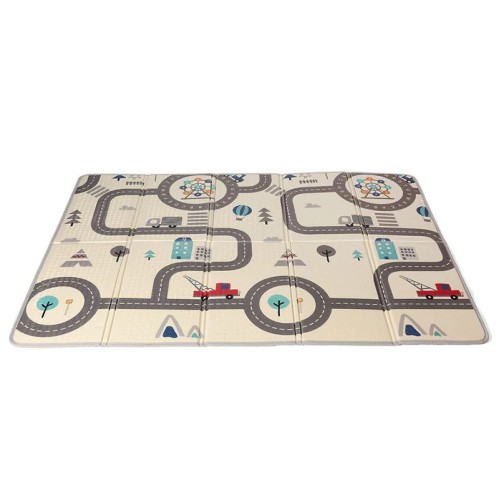 Kiokids Αναδιπλούμενο Χαλάκι Παιχνιδιού Circuit Playmat 200x150εκ.