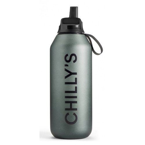 Chilly's Ανοξείδωτο Μπουκάλι Θερμός Series 2 Cargo Slate 500ml