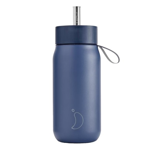 Chilly's Ανοξείδωτο Ποτήρι Θερμός 2 σε 1 Series 2 Switch 750ml Whale Blue