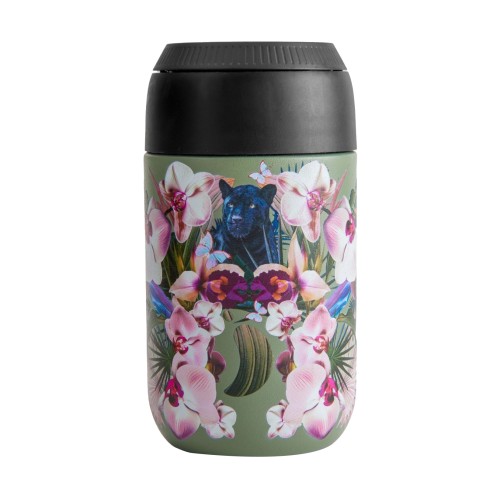 Chilly's Ποτήρι Θερμός Coffee Cup Series 2 Botanicals Orchid Panther 340ml