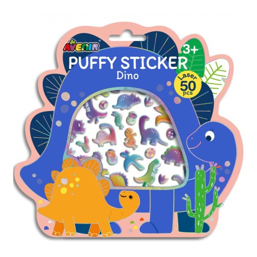 Avenir Τρισδιάστατα Αυτοκόλλητα Puffy Sticker Dino