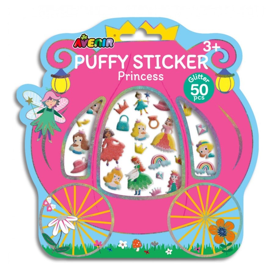 Avenir Τρισδιάστατα Αυτοκόλλητα Puffy Sticker Princess