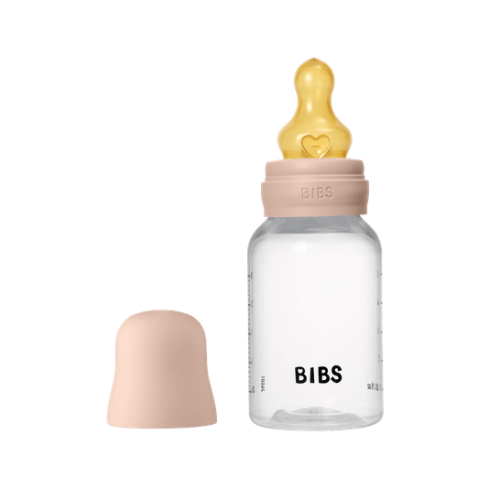 BIBS Πλαστικό Μπιμπερό 150ml με Θηλή Latex Blush