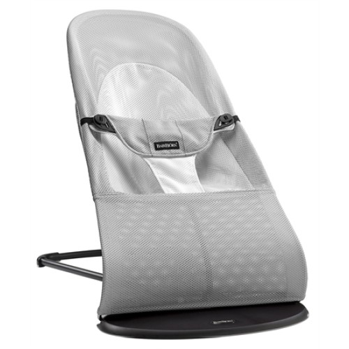 Babybjorn ρηλάξ Balance Soft Mesh ,Silver/White