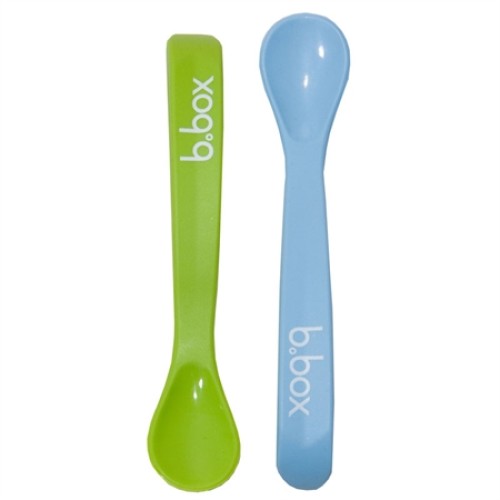 Μαλακά εύκαμπτα κουταλάκι της BBox σετ 2τμχ The Essential Baby Spoon Green Blue ΚΔ00701