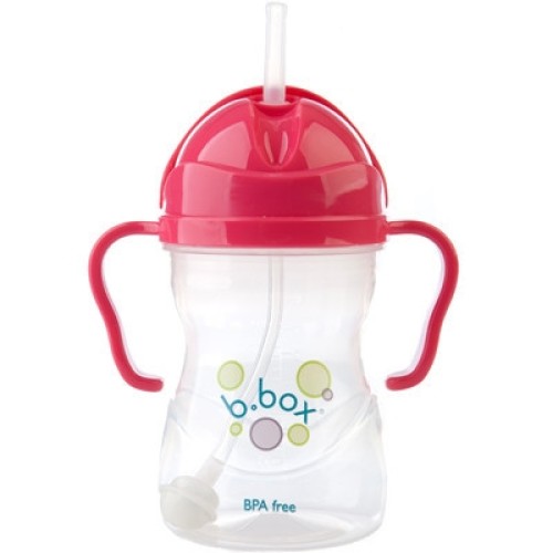 Ποτηράκι με καλαμάκι 6+ της BBox The Essential Sippy Cup Raspberry