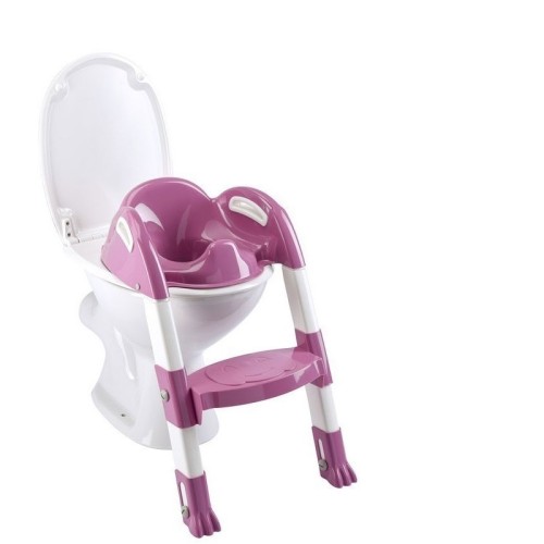 Στεφάνι WC με σκαλοπάτι Thermobaby Kiddyloo Toilet Trainer μωβ