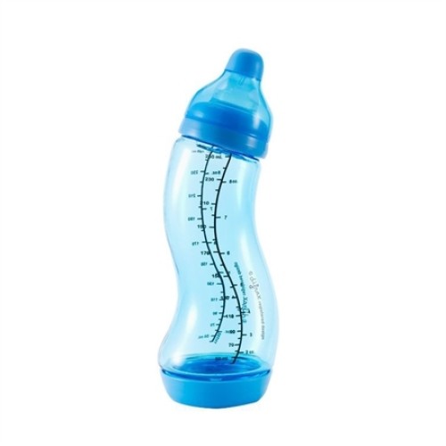 Μπιμπερό σε σχήμα S 250 ml  της Difrax ΚΔ706 blue